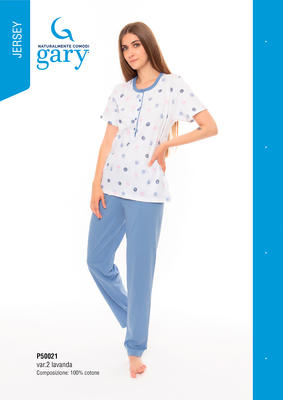 PIGIAMA DONNA M/L P50021 SERAFINO Tellini S.r.l. Ingrosso Abbigliamento